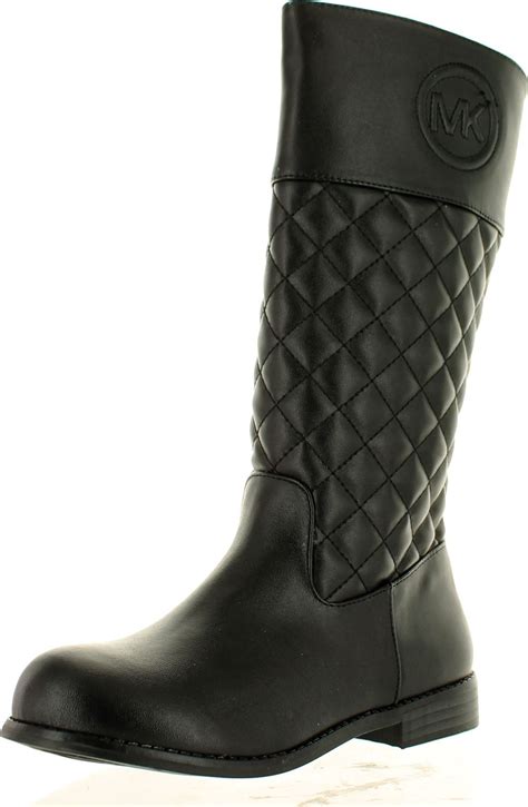 michael kors emma quilted boot|Michael Kors MICHAEL Girls' Emma Quilted Boots .